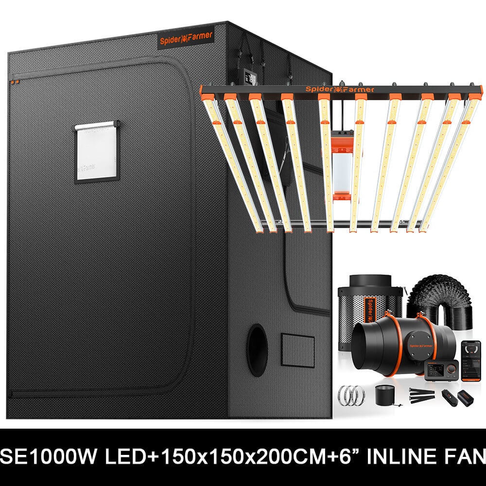 Spider Farmer 150x150x200cm Komplett-Set SE1000W