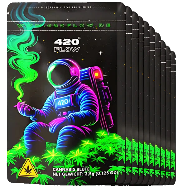 420flow Die Grow Baggy Smoking 3,5g – Geruchsdichte Aufbewahrung