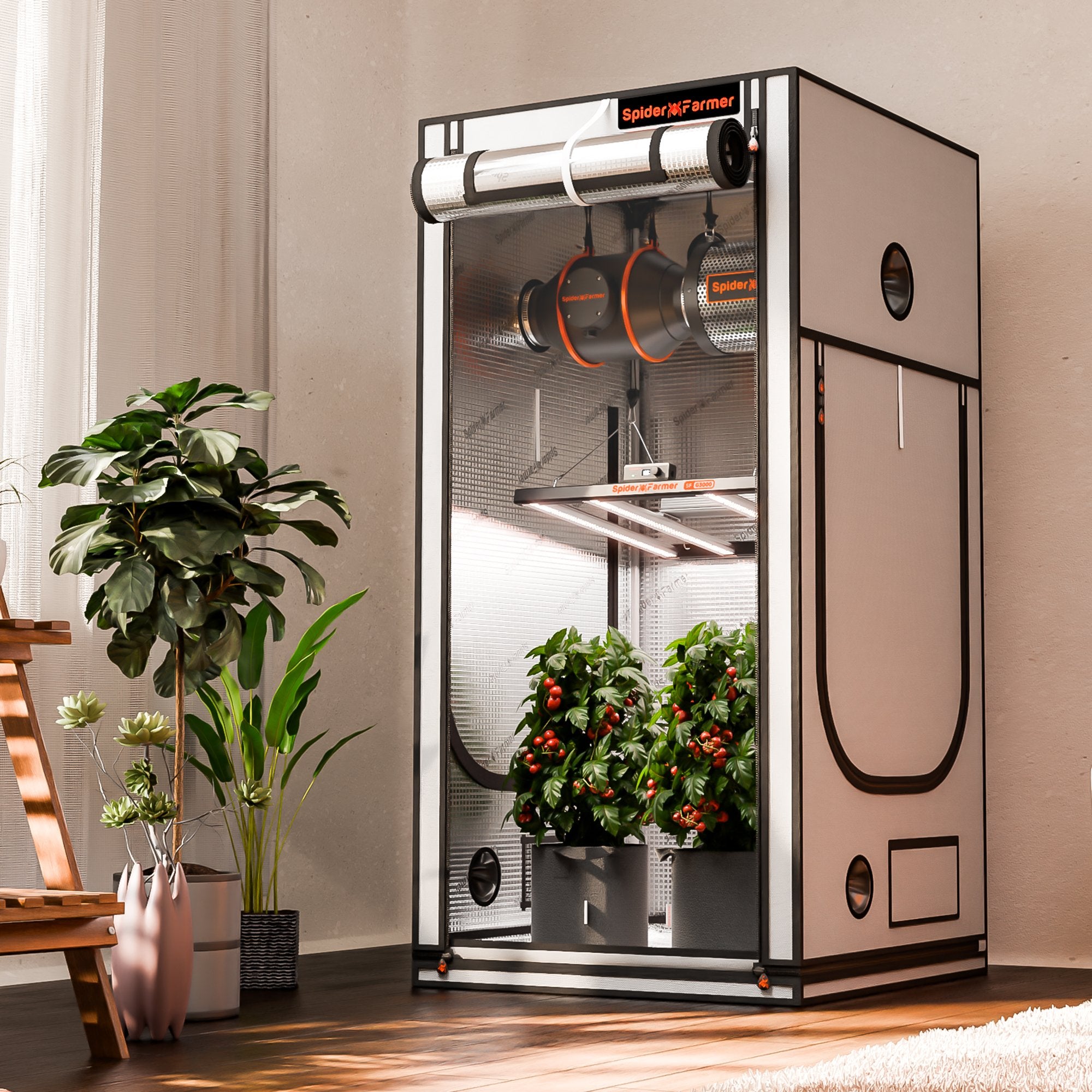Spider Farmer 90x90x180cm Growbox