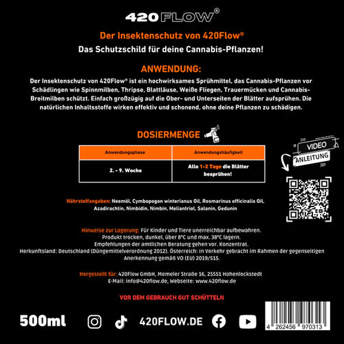 420flow Das Insektenspray - Neemöl Spray