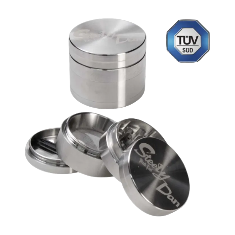 Steely Dan Edelstahl Grinder 4-tlg.