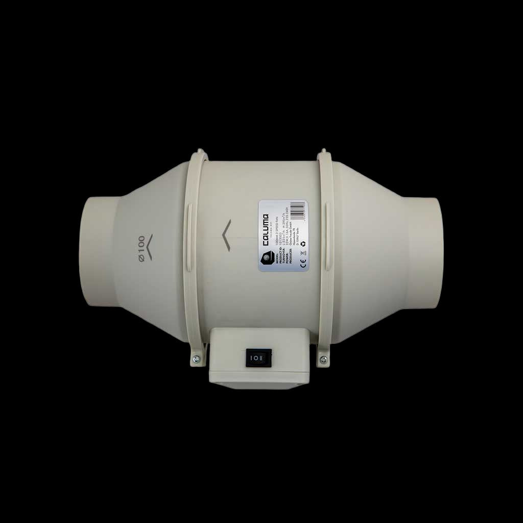 Caluma Rohrventilator – 2-stufiger Axiallüfter