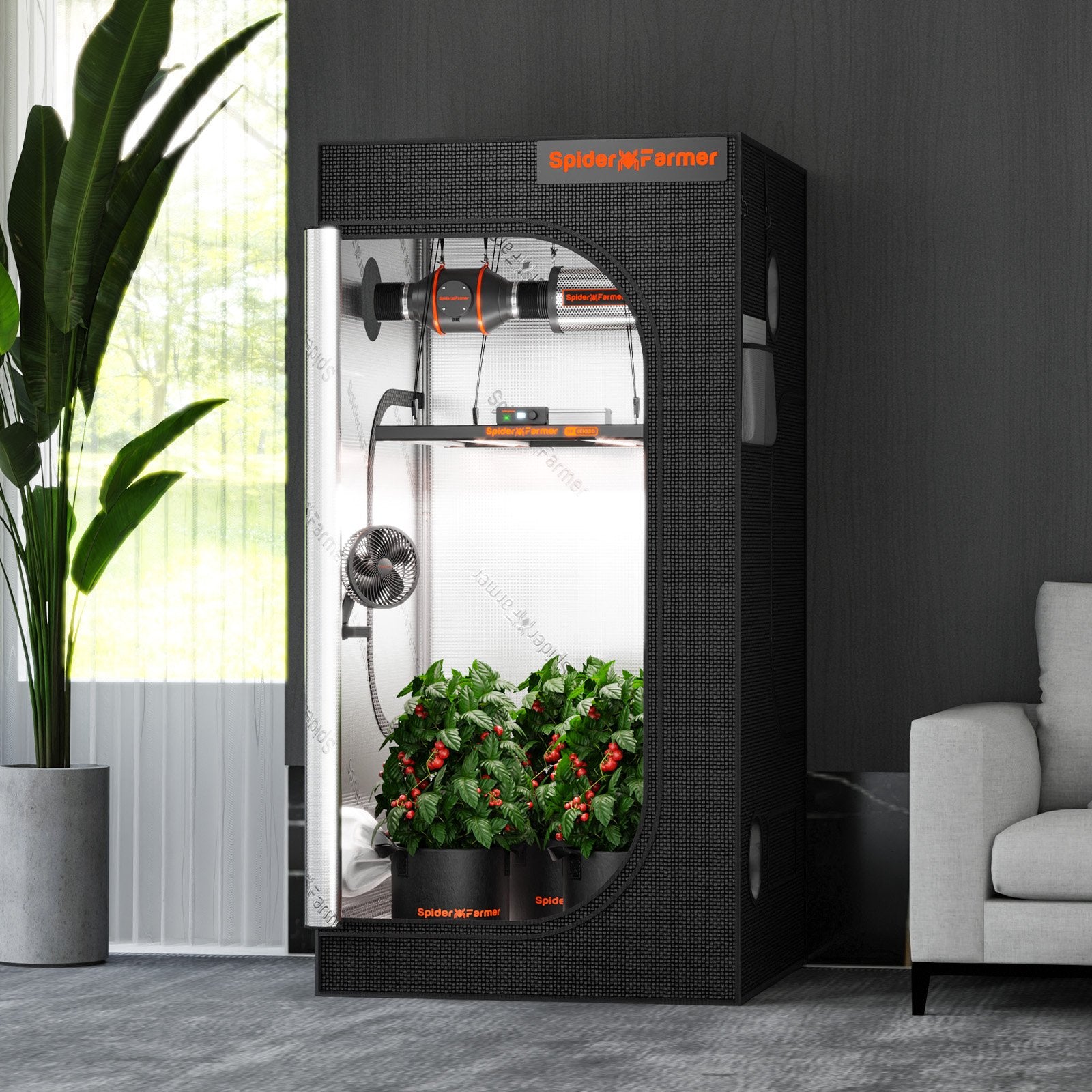 Spider Farmer 90x90x180cm Growbox