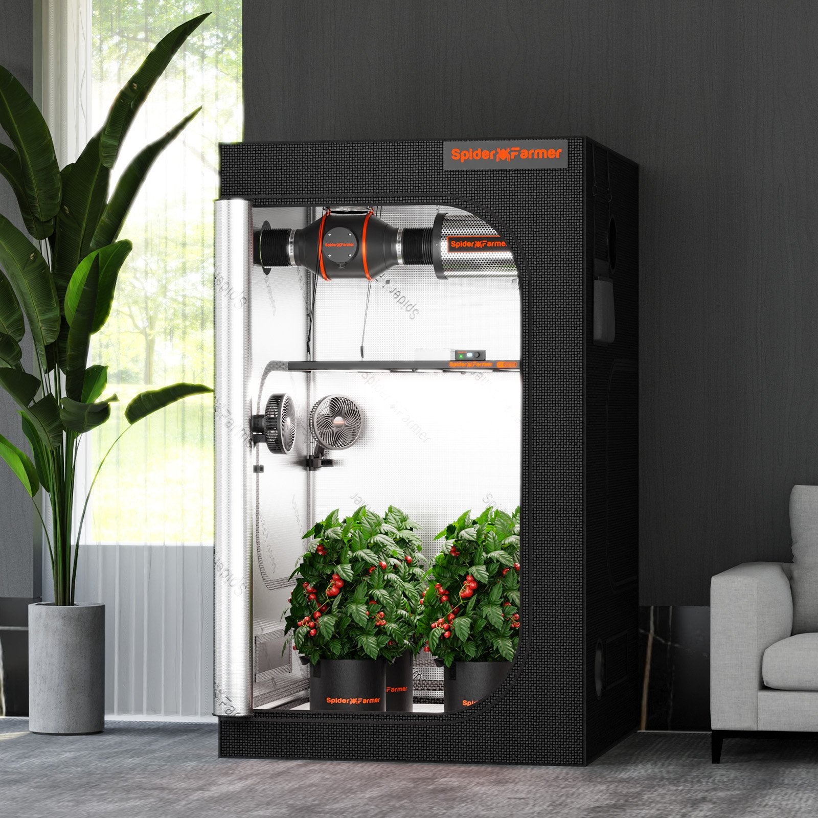 Spider Farmer 120x120x200cm Growbox