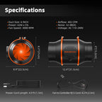 Spider Farmer Rohrventilator 6" (mit GGS)