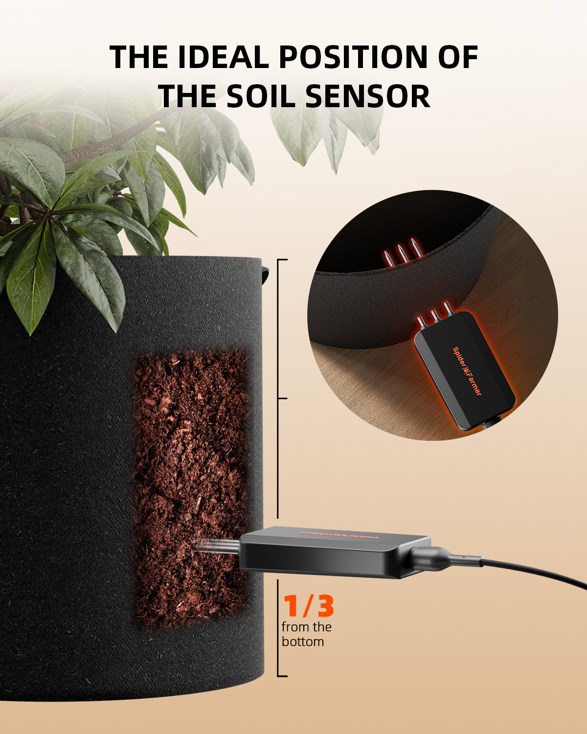 Spider Farmer 3-in-1 Bodensensor Pro