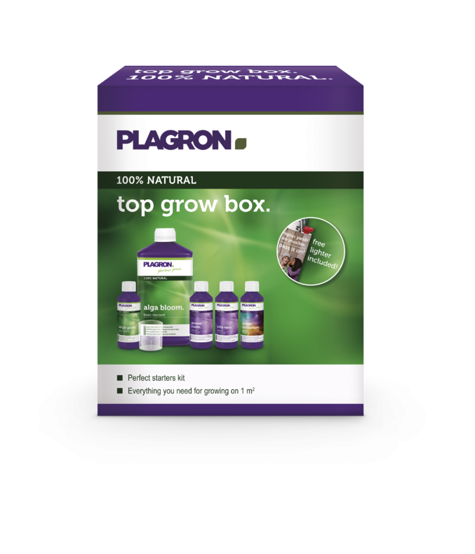 Plagron Top Grow Box 100% Natural – Bio-Komplettset für bis zu 1 m²