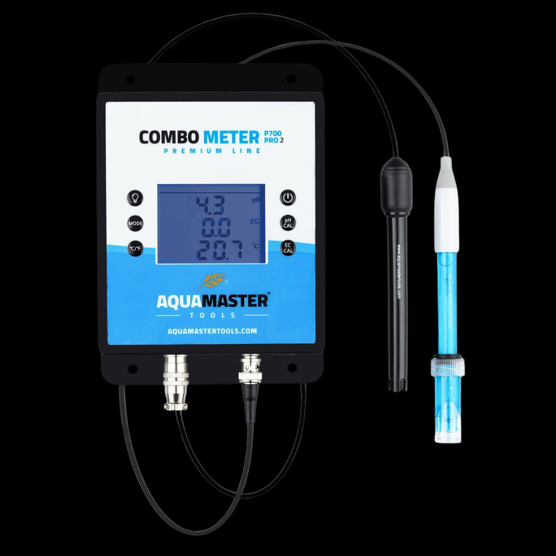 AquaMaster Tools P700 Pro 2 Combo Meter – Dauerüberwachung für pH, EC, CF, PPM & Temperatur