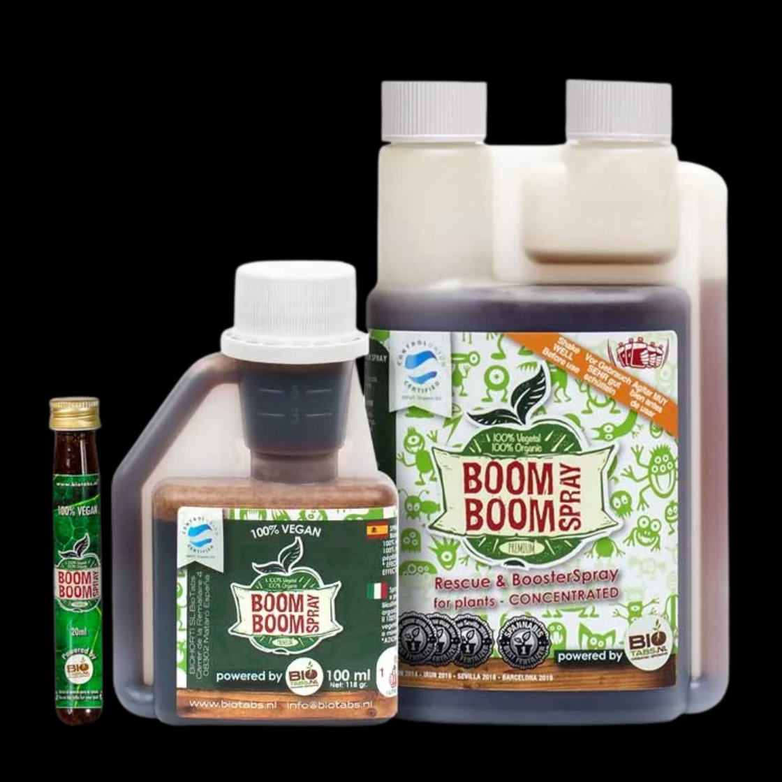 BioTabs Boom Boom Spray – Organischer Pflanzen-Booster & Stress-Relief
