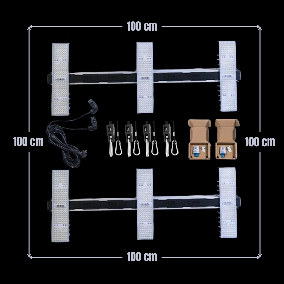 SANlight EVO 3 LED 2er-Set – Komplettset für 60×60 bis 100×100 cm