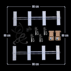 SANlight EVO 4 LED 2er-Set – Komplettset für 80×80 bis 120×120 cm