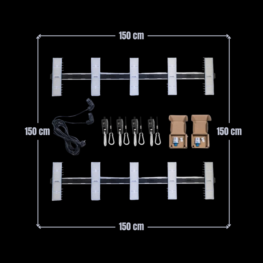 SANlight 150×150 LED-Set – Komplettlösung für 150 × 150 cm Growfläche