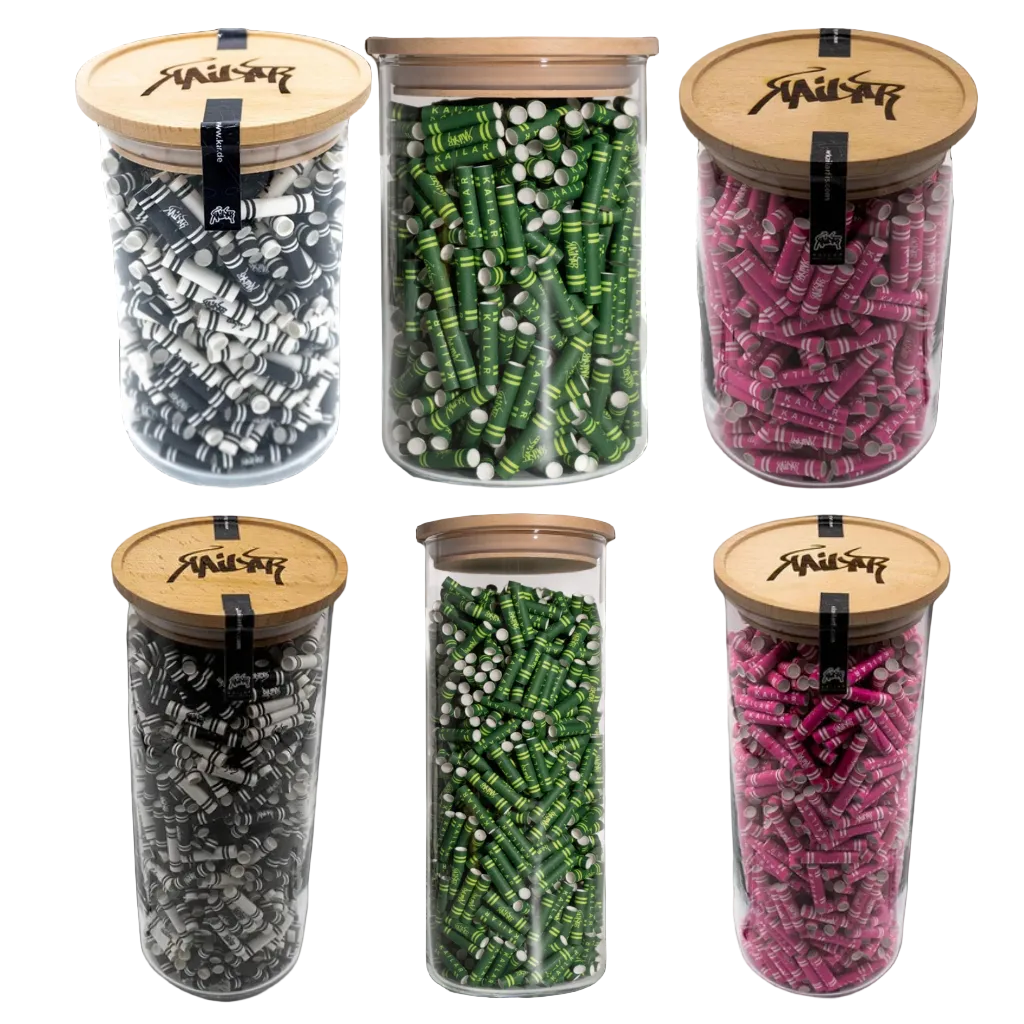 Kailar Aktivkohlefilter Glas 6mm Slim Cellulose